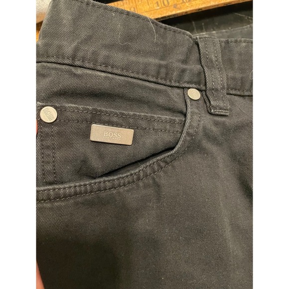 Hugo Boss Alabama Mens Black Straight Leg Cotton Pants 34x34 (Measured 34x26) - Picture 2 of 8